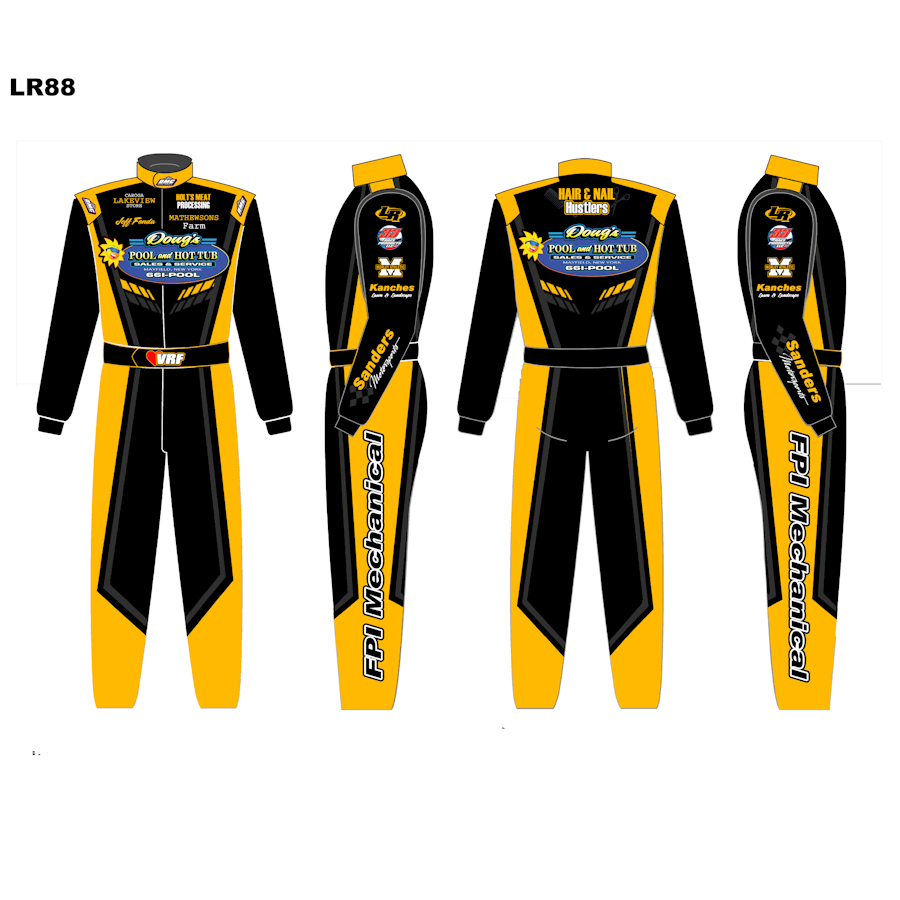 CUSTOM SINGLE LAYER PRO SERES - SFI 3.2A/1 NOMEX RACE SUIT